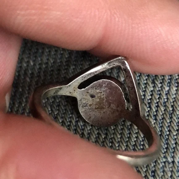 🇺🇸Interesting blue stone ring - Picture 3 of 4